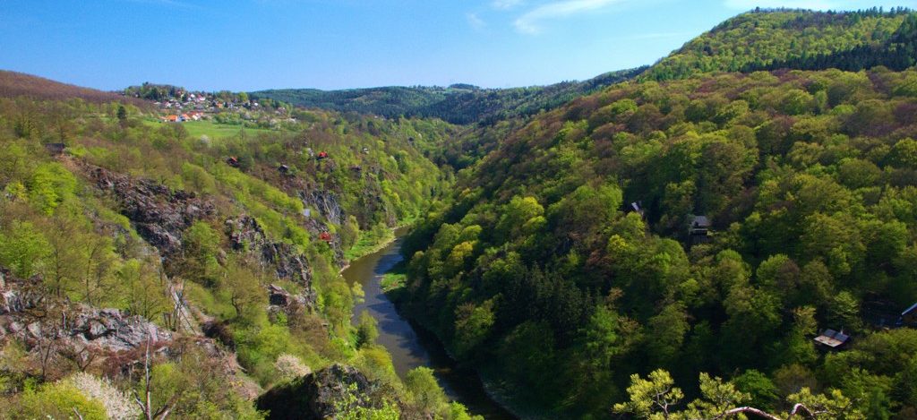 Naturen i Posazavi - 30 km fra Prag - Trestibok