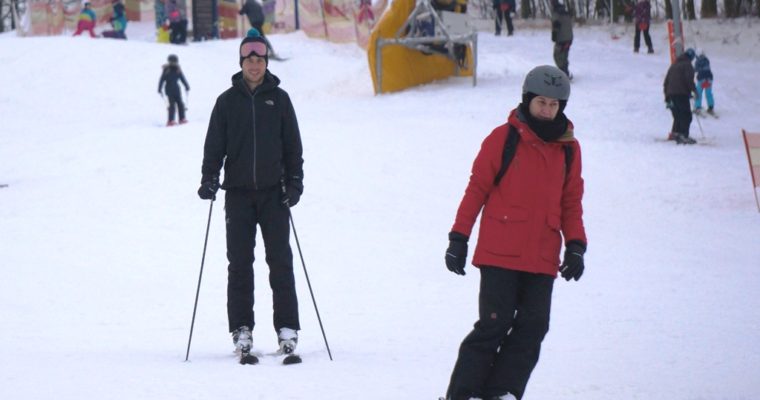 Skiing in Posazavi