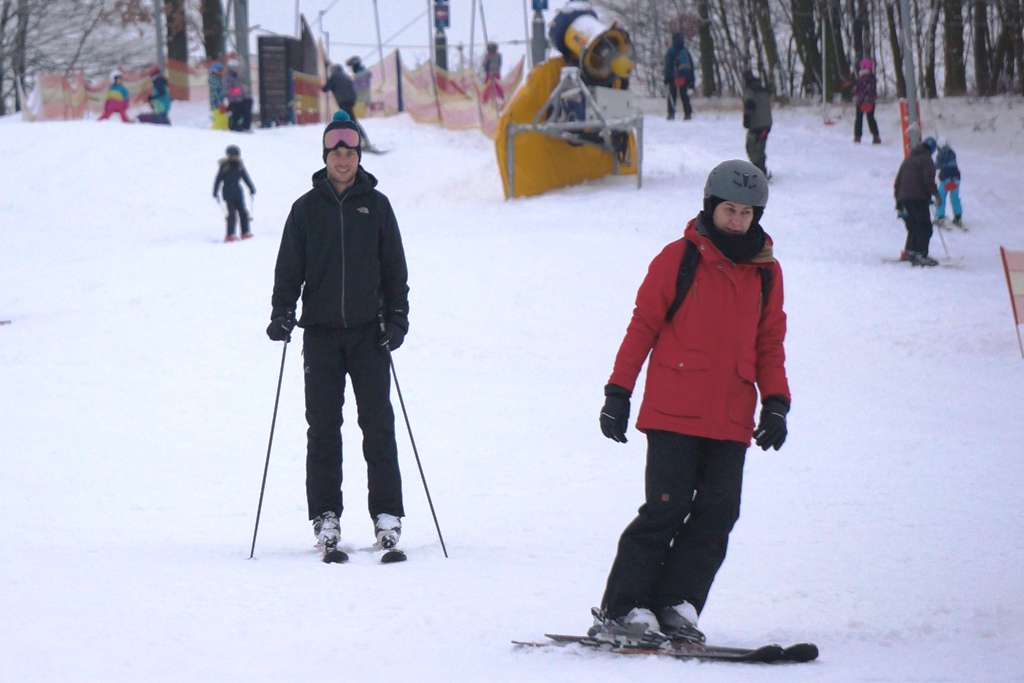 Skiing in Posazavi