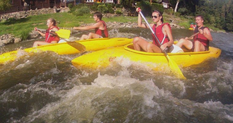 Canoeing on the River Sazava (6.5 km)