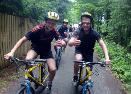 Udfordrende MTB i bakker i den omkringliggende Prag (Tjekkiet).