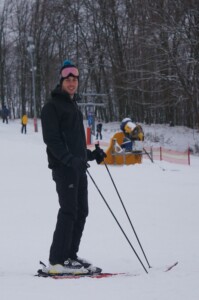 Skier on slope